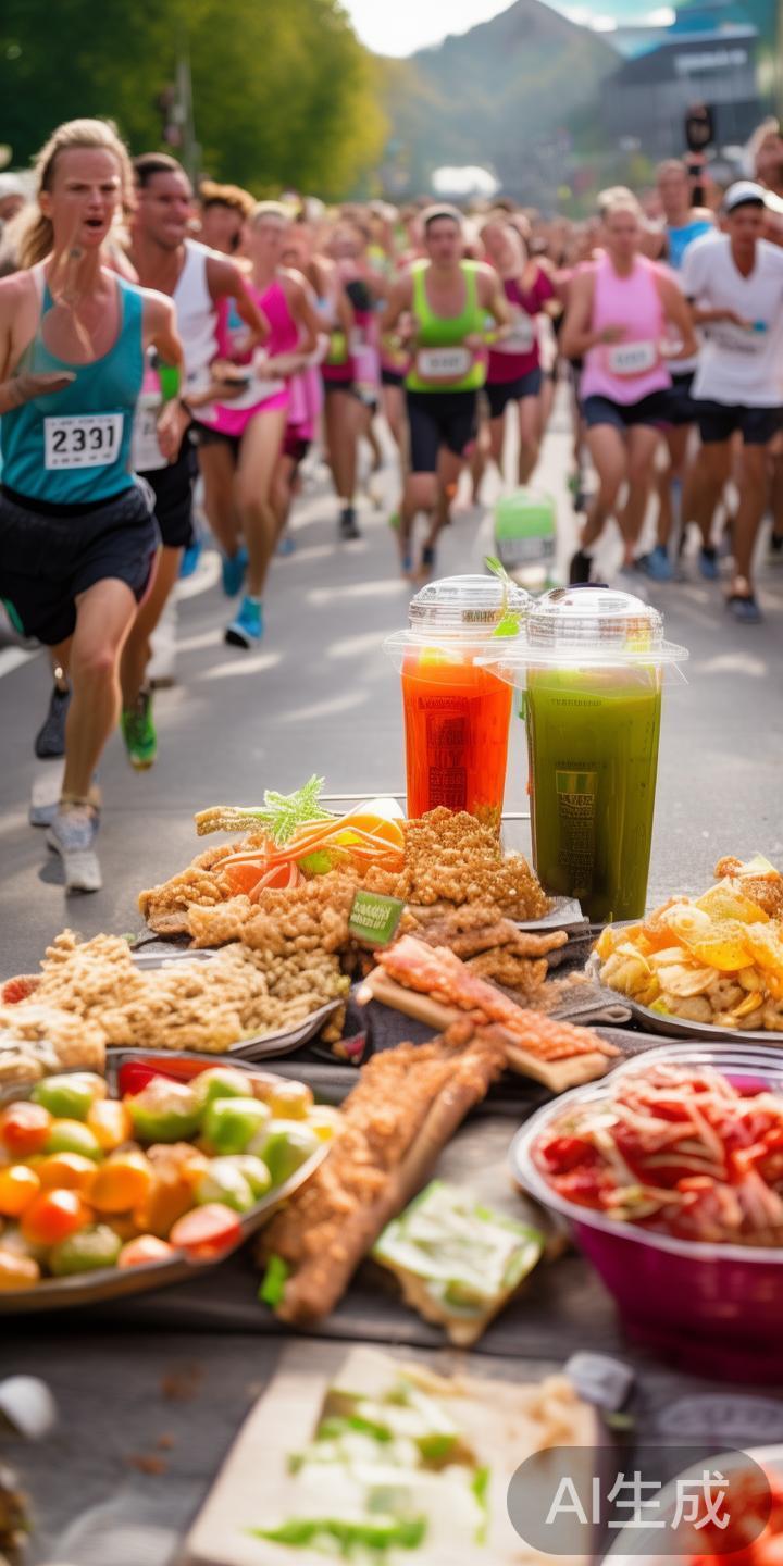 通过美食提升运动体验：某些特色运动赛事期间，配合现